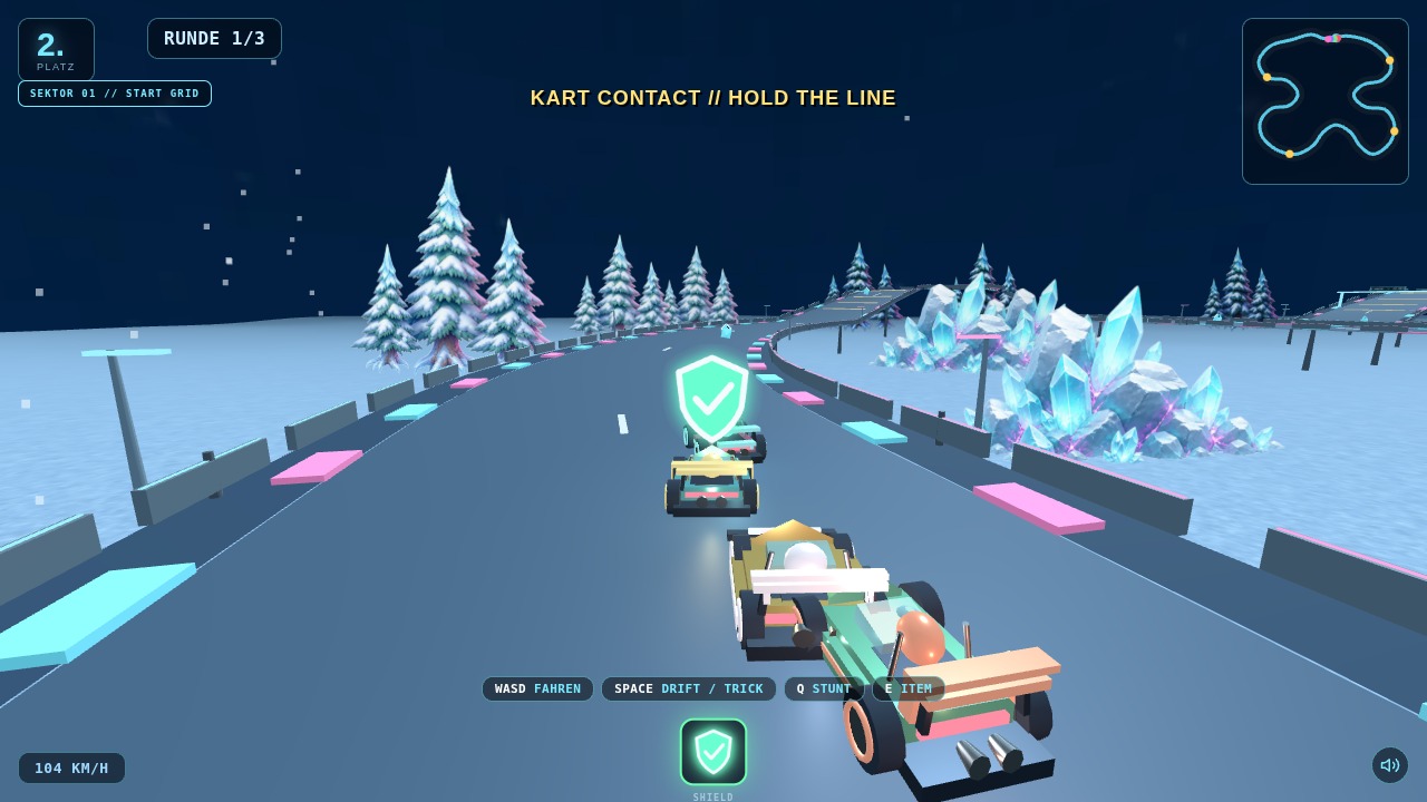 PRIME Racing kart race on Frost Loop
